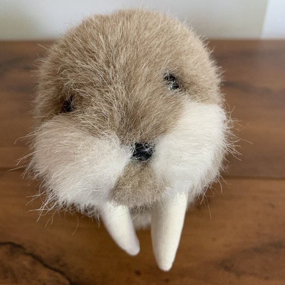 Gund Other - Vintage Gund 1986 Walrus Plush Stuffed Animal Toy 11" Brown Schmedley